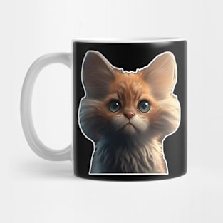 Cute Chibi Cat Merch - Adorable Feline Apparel and Accessories Mug